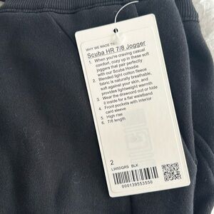 Brand new lululemon scuba joggers with tags still on